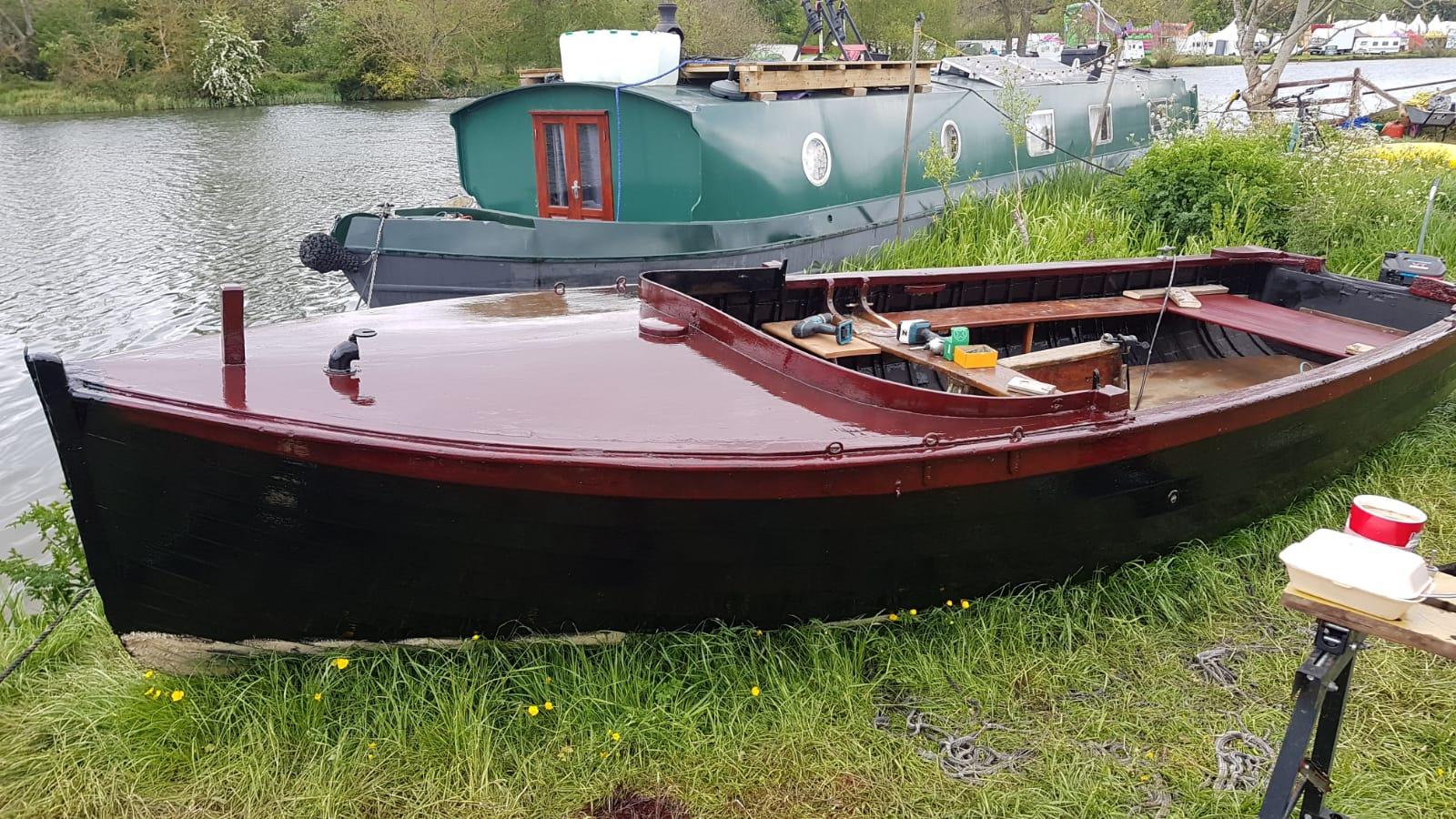 Catastrophe boat, during the build 2